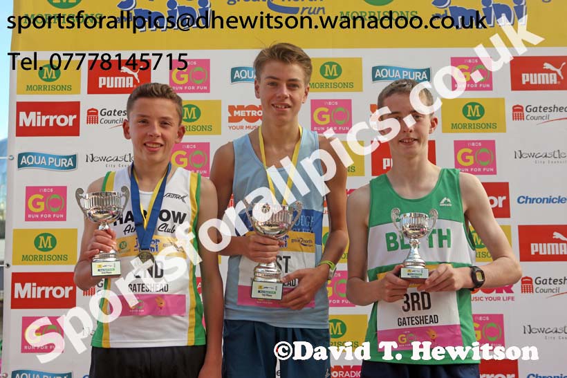 Boys Junior Great North Run. Photo: David T. Hewitson/Sports for All Pics